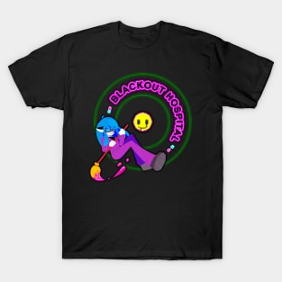 Blackout Hospital Circle Design T-Shirt